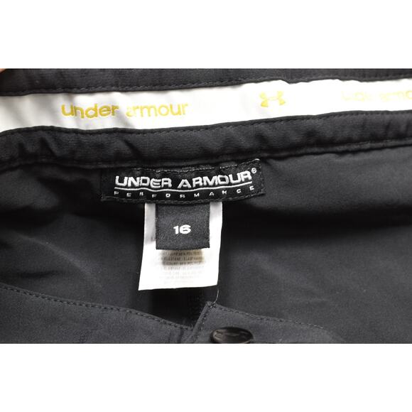 Under Armour Performance Skort Skirt with Shorts Black Size 16 Golf - Picture 6 of 8